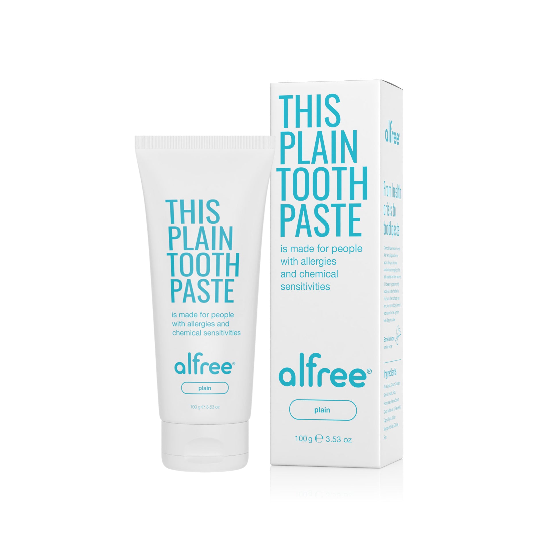 alfree PLAIN TOOTHPASTE