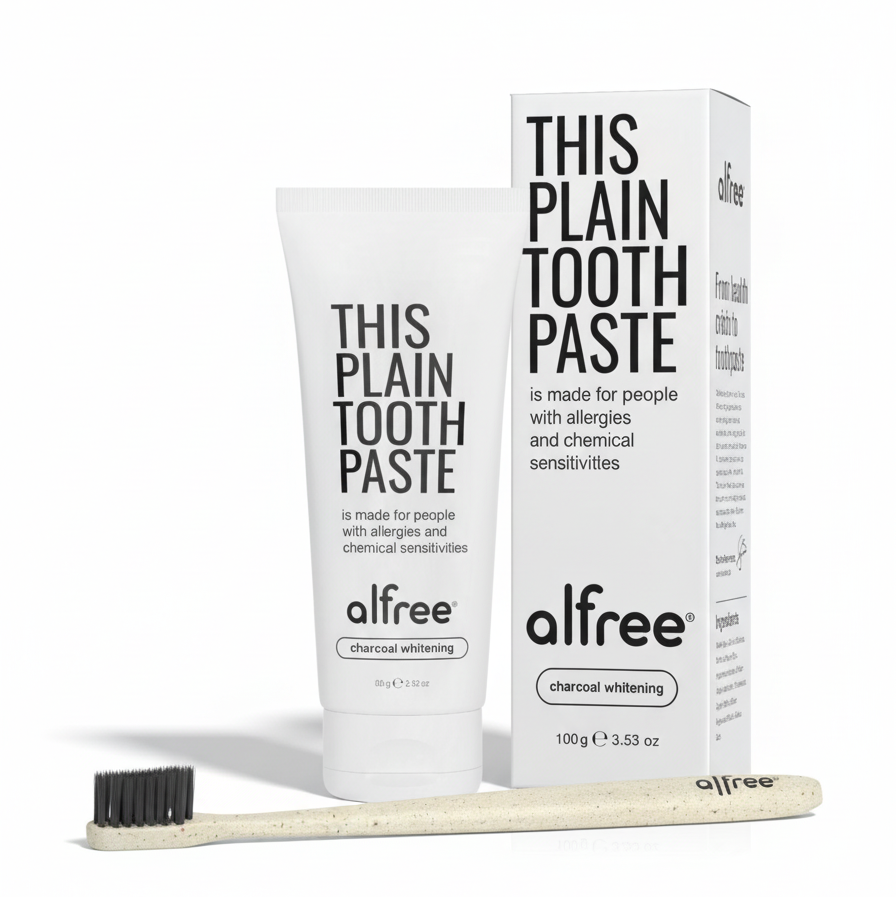 alfree PLAIN WHITENING TOOTHPASTE